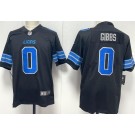 Men's Detroit Lions #0 Jahmyr Gibbs Limited Black Vapor Jersey