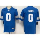 Men's Detroit Lions #0 Jahmyr Gibbs Limited Blue Vapor Jersey