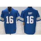 Men's Detroit Lions #16 Jared Goff Limited Blue 2024 FUSE Vapor Jersey