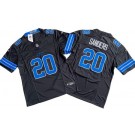 Men's Detroit Lions #20 Barry Sanders Limited Black 2024 FUSE Vapor Jersey