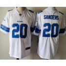 Men's Detroit Lions #20 Barry Sanders Limited White 2024 Vapor Jersey
