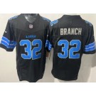 Men's Detroit Lions #32 Brian Branch Limited Black FUSE Vapor Jersey