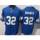 Men's Detroit Lions #32 Brian Branch Limited Blue FUSE Vapor Jersey