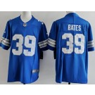 Men's Detroit Lions #39 Jake Bates Limited Blue Vapor Jersey
