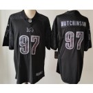 Men's Detroit Lions #97 Aidan Hutchinson Limited Black RFLCTV Jersey
