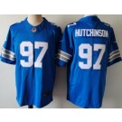 Men's Detroit Lions #97 Aidan Hutchinson Limited Blue 2024 Vapor Jersey