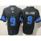 Men's Detroit Lions #9 Jameson Williams Limited Black FUSE Vapor Jersey