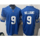 Men's Detroit Lions #9 Jameson Williams Limited Blue FUSE Vapor Jersey
