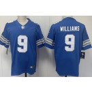 Men's Detroit Lions #9 Jameson Williams Limited Blue Vapor Jersey