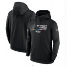 Men's Detroit Lions Black 2022 Crucial Catch Therma Performance Pullover Hoodie