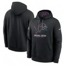 Men's Detroit Lions Black 2024 Crucial Catch Club Pullover Hoodie
