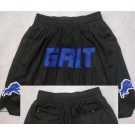 Men's Detroit Lions Black Just Don Shorts