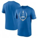 Men's Detroit Lions Blue Icon Legend Performance T Shirt