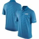 Men's Detroit Lions Blue Sideline Lock Up Victory Performance Polo