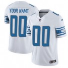 Men's Detroit Lions Customized Limited White FUSE Vapor Jersey