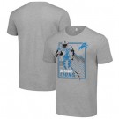 Men's Detroit Lions Gray Graphic Shield Logo T Shirt