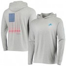 Men's Detroit Lions Gray Vineyard Vines Hoodie Long Sleeve T Shirt