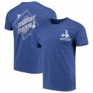 Men's Detroit Lions Iconic Retro Diamond Scroll Printed T-Shirt 0767