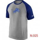 Men's Detroit Lions Printed T Shirt 1135
