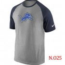 Men's Detroit Lions Printed T Shirt 1136