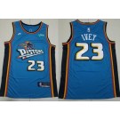 Men's Detroit Pistons #23 Jaden Ivey Blue Classic Icon Sponsor Swingman Jersey