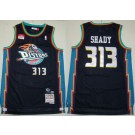 Men's Detroit Pistons #313 Slim Shady Black Remix X Swingman Jersey