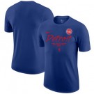 Men's Detroit Pistons Blue Association Official Ucensed T Shirt