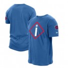 Men's Detroit Pistons Blue Printed T Shirt 211051