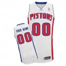 Men's Detroit Pistons Customized White Swingman Adidas Jersey