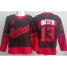 Men's Detroit Red Wings #13 Pavel Datsyuk Black 2025 Stadium Series Authentic Jersey