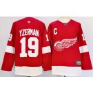 Men's Detroit Red Wings #19 Steve Yzerman Red Authentic Jersey