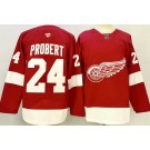 Men's Detroit Red Wings #24 Bob Probert Red Authentic Jersey
