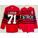 Men's Detroit Red Wings #71 Dylan Larkin Red Alternate Authentic Jersey