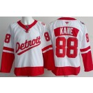 Men's Detroit Red Wings #88 Patrick Kane White 2025 Stadium Series Authentic Jersey