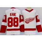Men's Detroit Red Wings #88 Patrick Kane White Authentic Jersey