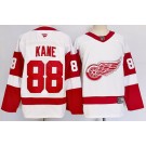 Men's Detroit Red Wings #88 Patrick Kane White Authentic Jersey