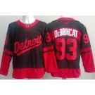 Men's Detroit Red Wings #93 Alex DeBrincat Black 2025 Stadium Series Authentic Jersey