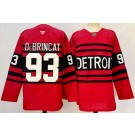 Men's Detroit Red Wings #93 Alex DeBrincat Red Alternate Authentic Jersey