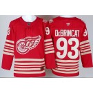 Men's Detroit Red Wings #93 Alex DeBrincat Red Centennial Authentic Jersey