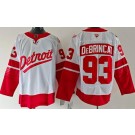 Men's Detroit Red Wings #93 Alex DeBrincat White 2025 Stadium Series Authentic Jersey