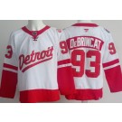 Men's Detroit Red Wings #93 Alex DeBrincat White 2025 Stadium Series Authentic Jersey