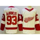 Men's Detroit Red Wings #93 Alex DeBrincat White Authentic Jersey