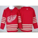 Men's Detroit Red Wings Blank Red Centennial Authentic Jersey