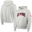 Men's Detroit Red Wings Gray Champion O&B Capsule II Pullover Hoodie