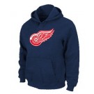 Men's Detroit Red Wings Navy Blue Printed Pullover Hoodie