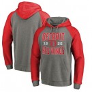 Men's Detroit Red Wings Printed Pullover Hoodie 112297