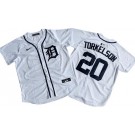 Men's Detroit Tigers #20 Spencer Torkelson White Limited Jersey