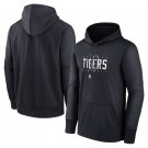 Men's Detroit Tigers Black Authentic Collection Pregame Performance Pullover Hoodie