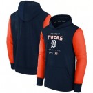 Men's Detroit Tigers Black Orange Authentic Collection Performance Hoodie