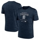 Men's Detroit Tigers Navy Logo Velocity Performance Practice T Shirt